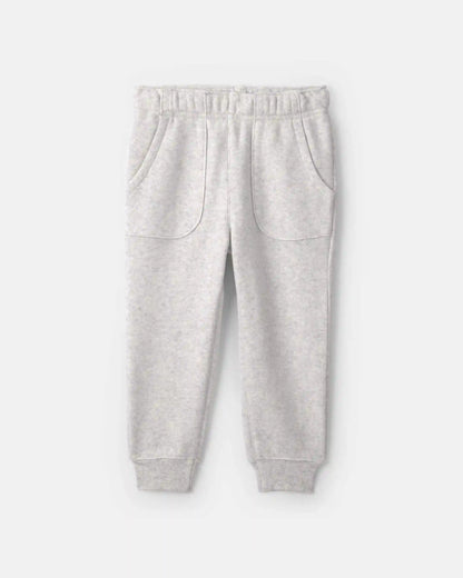 Baby Boy 2-Piece Walrus Fleece Hooded Top & Pant Set - Blue/Grey