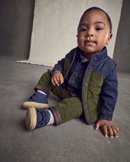 Baby Boy Corduroy Pants - Olive Green
