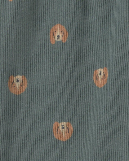 Baby Boy 2-Pack Dog Striped Pull-On Pants - Brown/Green
