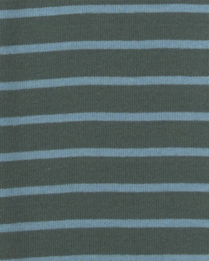 Baby Boy Polar Bear 100% Cotton 4-Piece Pajama Set - Blue/Grey