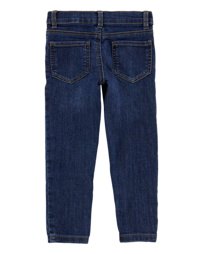 Toddler Dark Blue Wash Super Skinny-Leg Jeans
