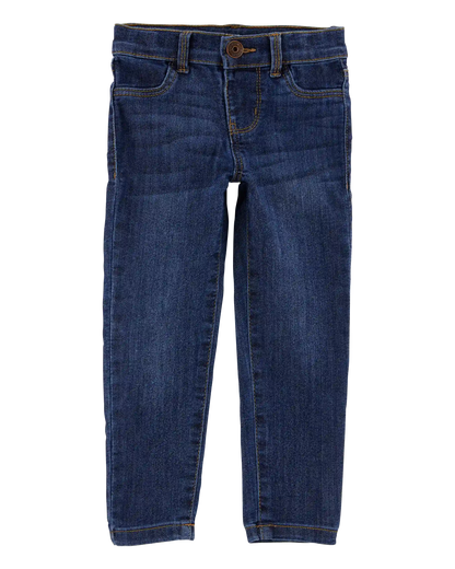Toddler Dark Blue Wash Super Skinny-Leg Jeans
