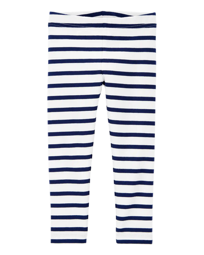 Toddler Girl Cotton Striped Stretch Leggings