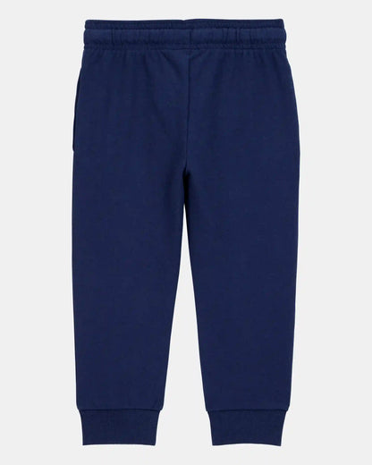 Toddler Boy Pull-On Drawstring Joggers - Blue