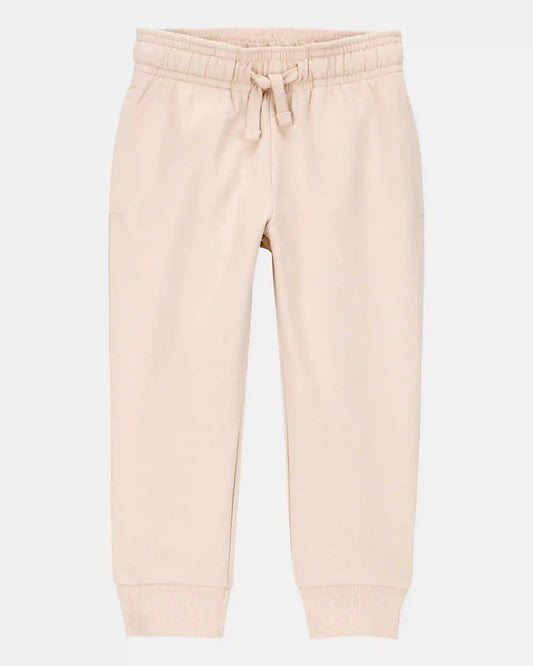 Toddler Boy Pull-On Drawstring Joggers - Khaki