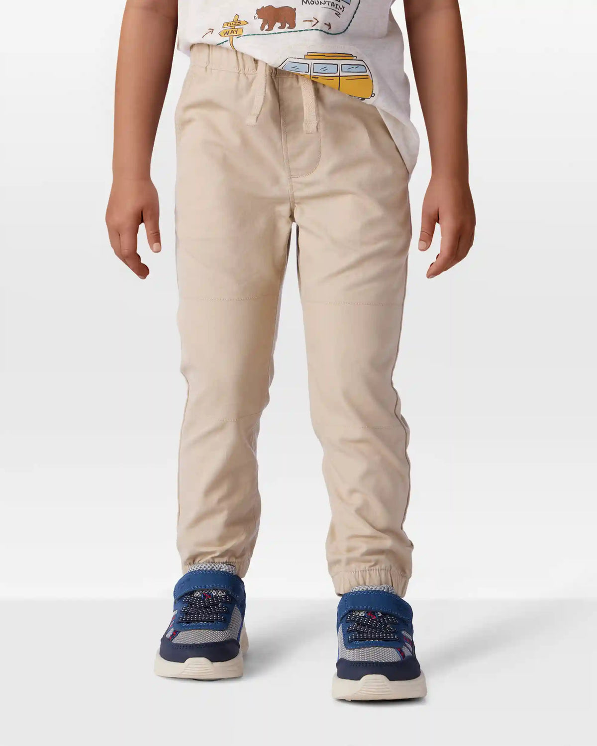 Toddler Boy Cotton Everyday Pull-On Jogger - Khaki