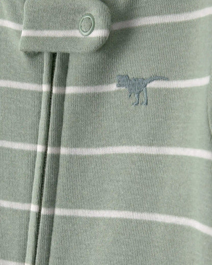 Toddler 2-Pack Dinosaur Snug Fit 1-Piece Pajama - Green/Cream