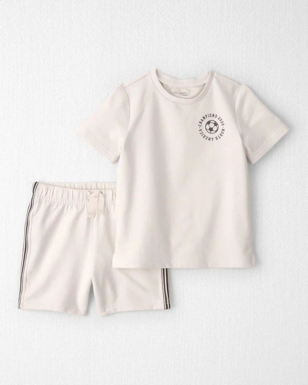 Toddler 2-Piece Organic Cotton French Terry Top & Short Set
