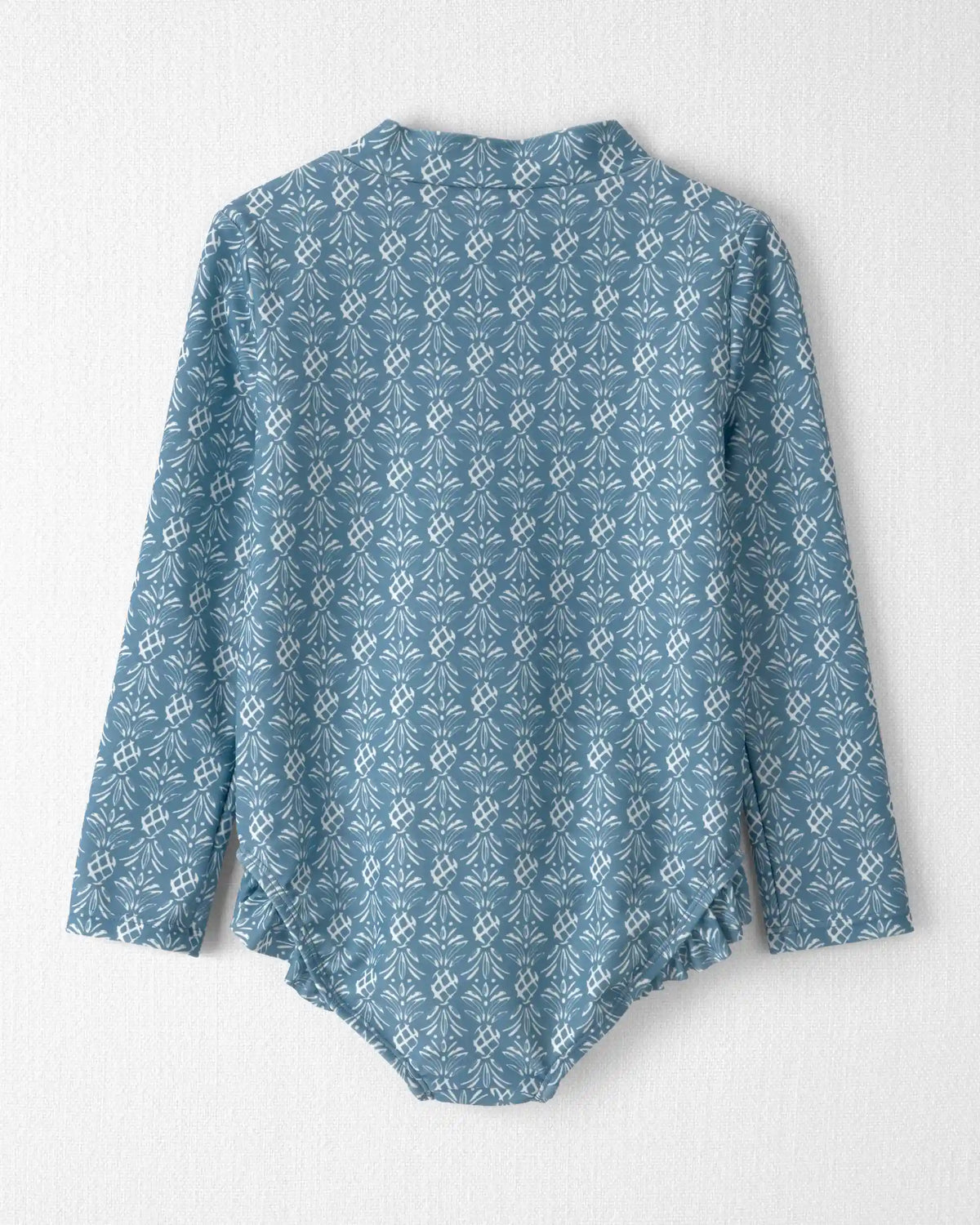 Toddler Girl Recycled Rashguard Swimsuit in Bloom Lagoon
