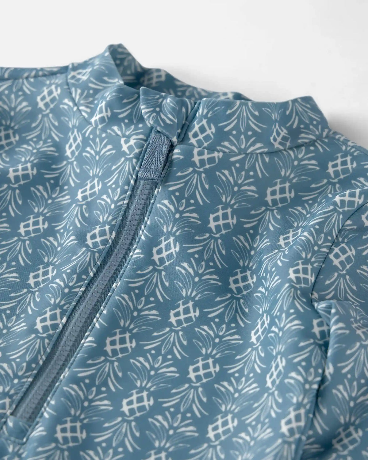 Toddler Girl Recycled Rashguard Swimsuit in Bloom Lagoon