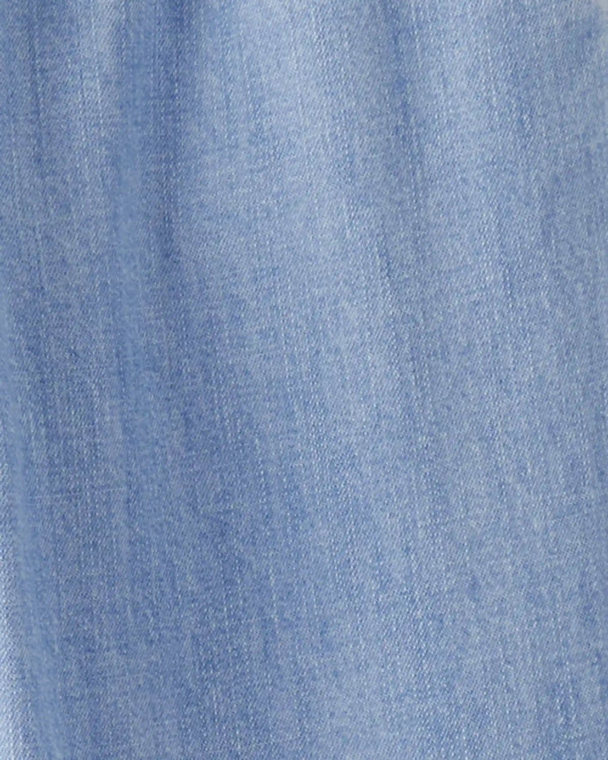 Toddler Boy Organic Cotton Chambray Pants
