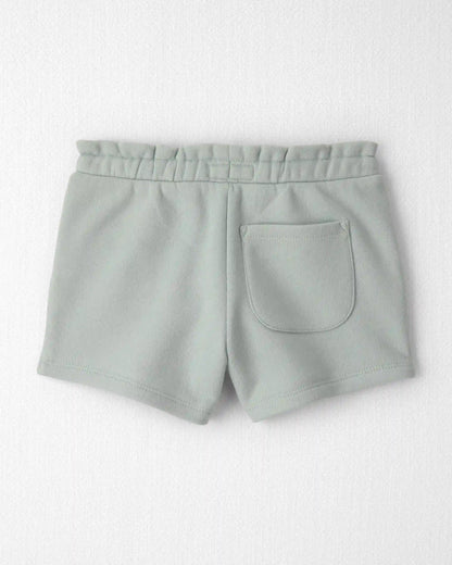 Toddler Girl French Terry Shorts Made with Organic Cotton