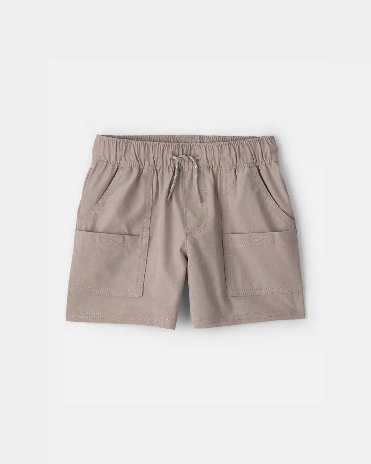 Toddler Boy Woven Pocket Shorts - Taupe
