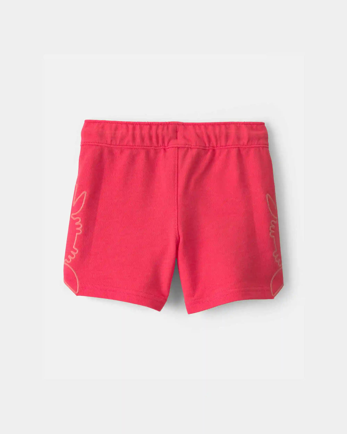 Toddler Boy Crab French Terry Shorts - Coral