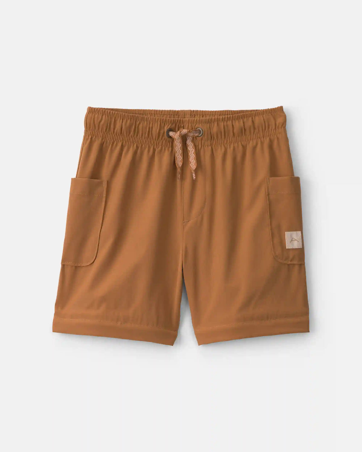 Toddler Boy 2-in-1 Poplin Zip-Off Pants - Brown