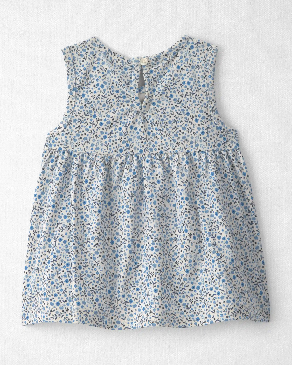 Toddler Girl 2-Pack Organic Cotton Knit Tanks in Meadow Bloom