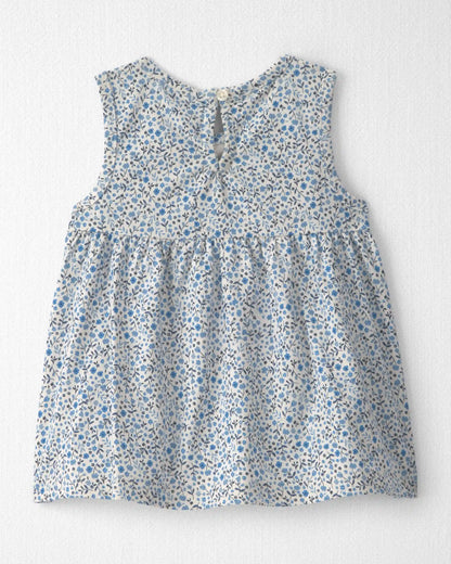Toddler Girl 2-Pack Organic Cotton Knit Tanks in Meadow Bloom