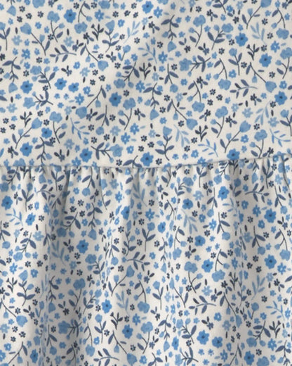 Toddler Girl 2-Pack Organic Cotton Knit Tanks in Meadow Bloom