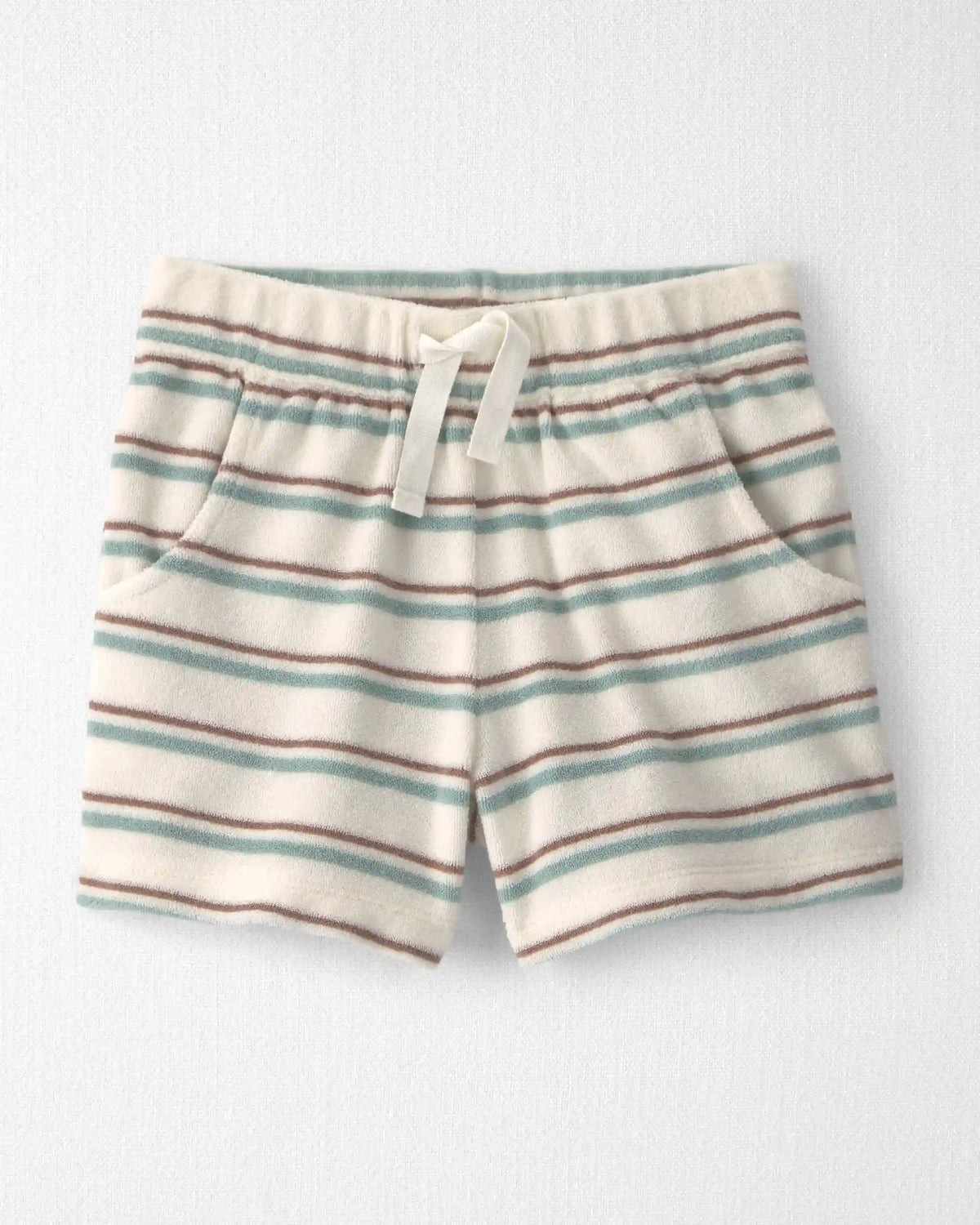 Toddler 2-Piece Terry Top & Short Set Made with Organic Cotton in Stripes