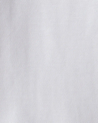 Toddler Boy Uniform Piqué Long-Sleeve Polo Shirt - White