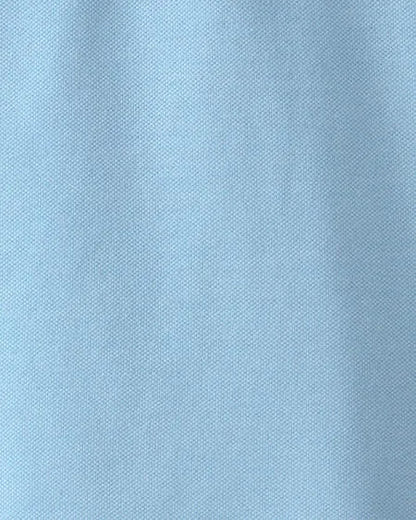 Toddler Boy Uniform Piqué Polo Shirt - Light Blue