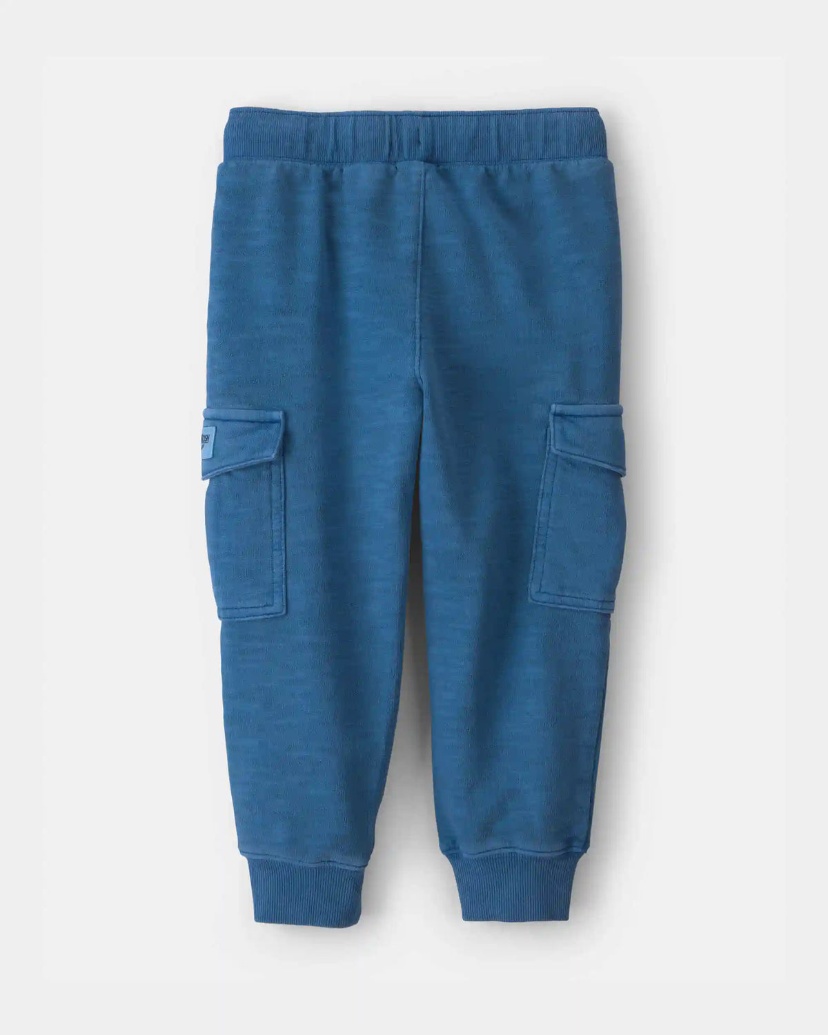 Toddler Boy French Terry Cargo Knit Joggers - Blue