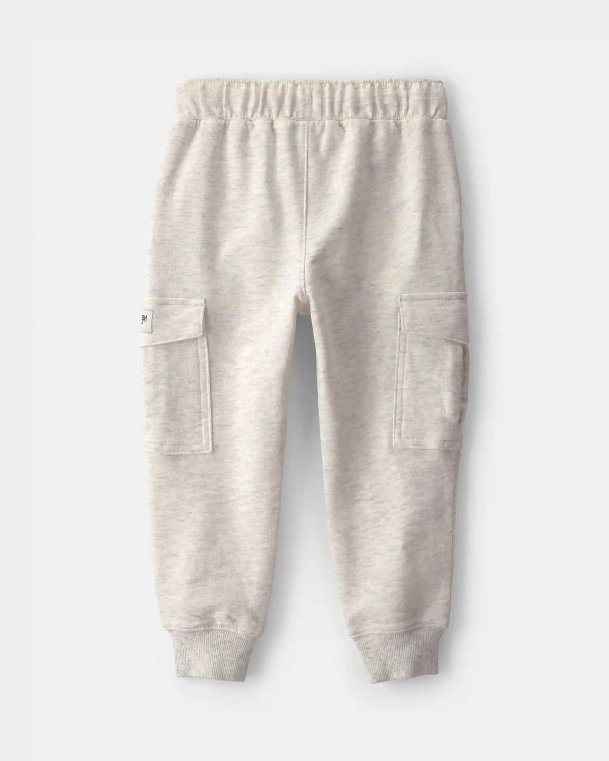 Toddler Boy French Terry Cargo Knit Joggers - Grey