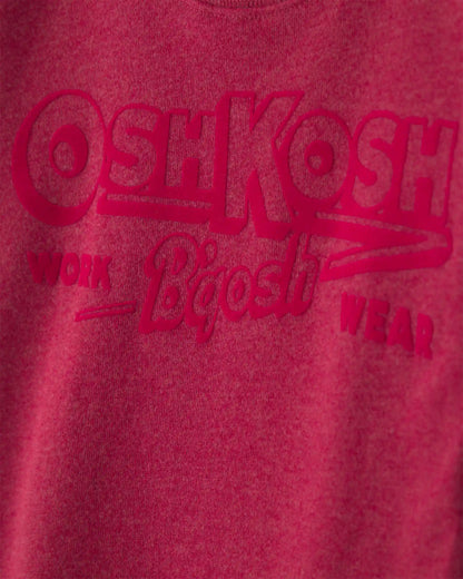 Toddler Boy OshKosh Logo French Terry Pullover Sweatshirt - Red
