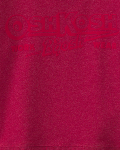 Toddler Boy OshKosh Logo French Terry Pullover Sweatshirt - Red