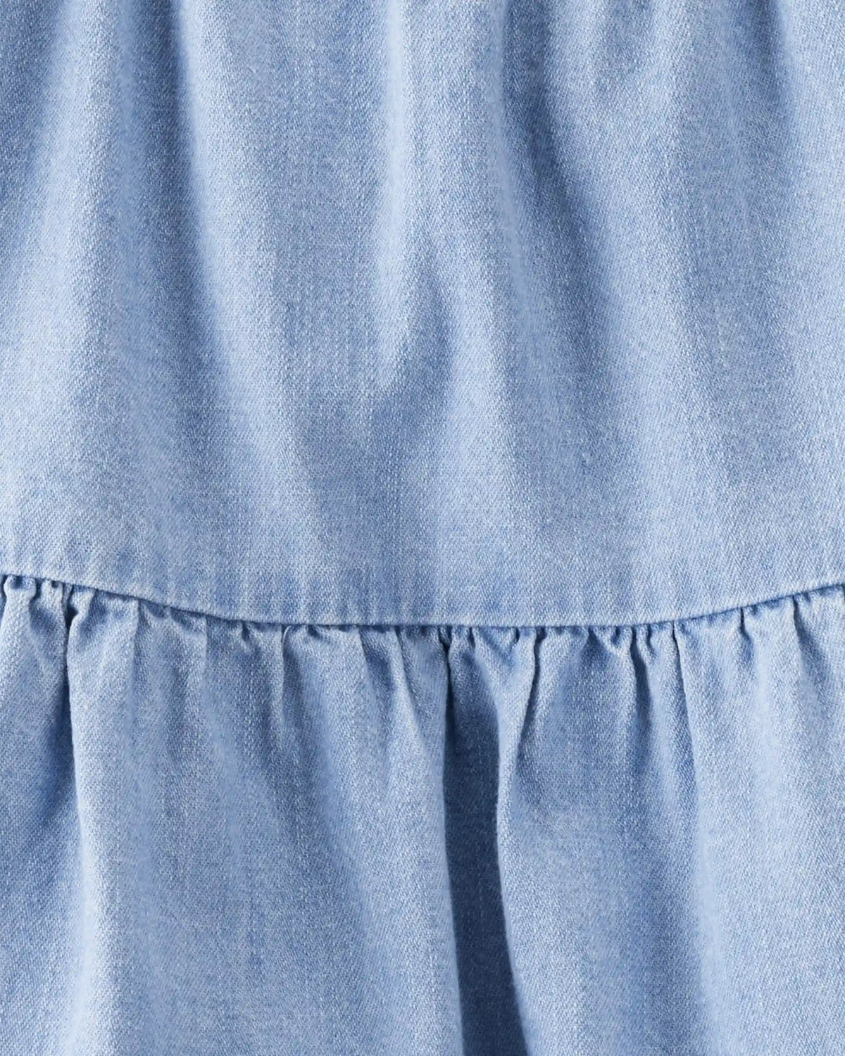 Toddler Girl Organic Cotton Chambray Dress