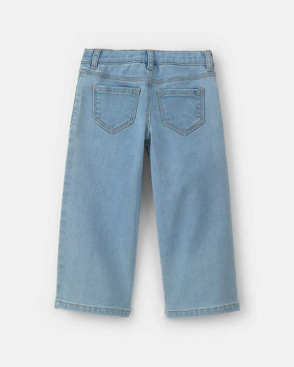 Toddler Girl Wide-Leg Jeans - Light Wash