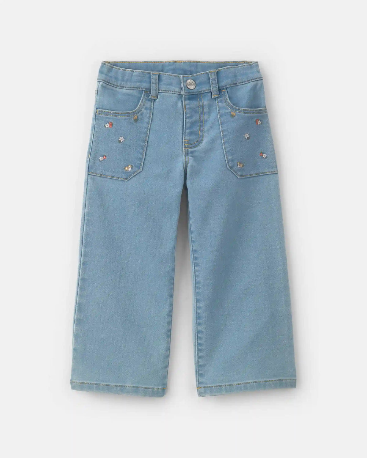Toddler Girl Wide-Leg Jeans - Light Wash
