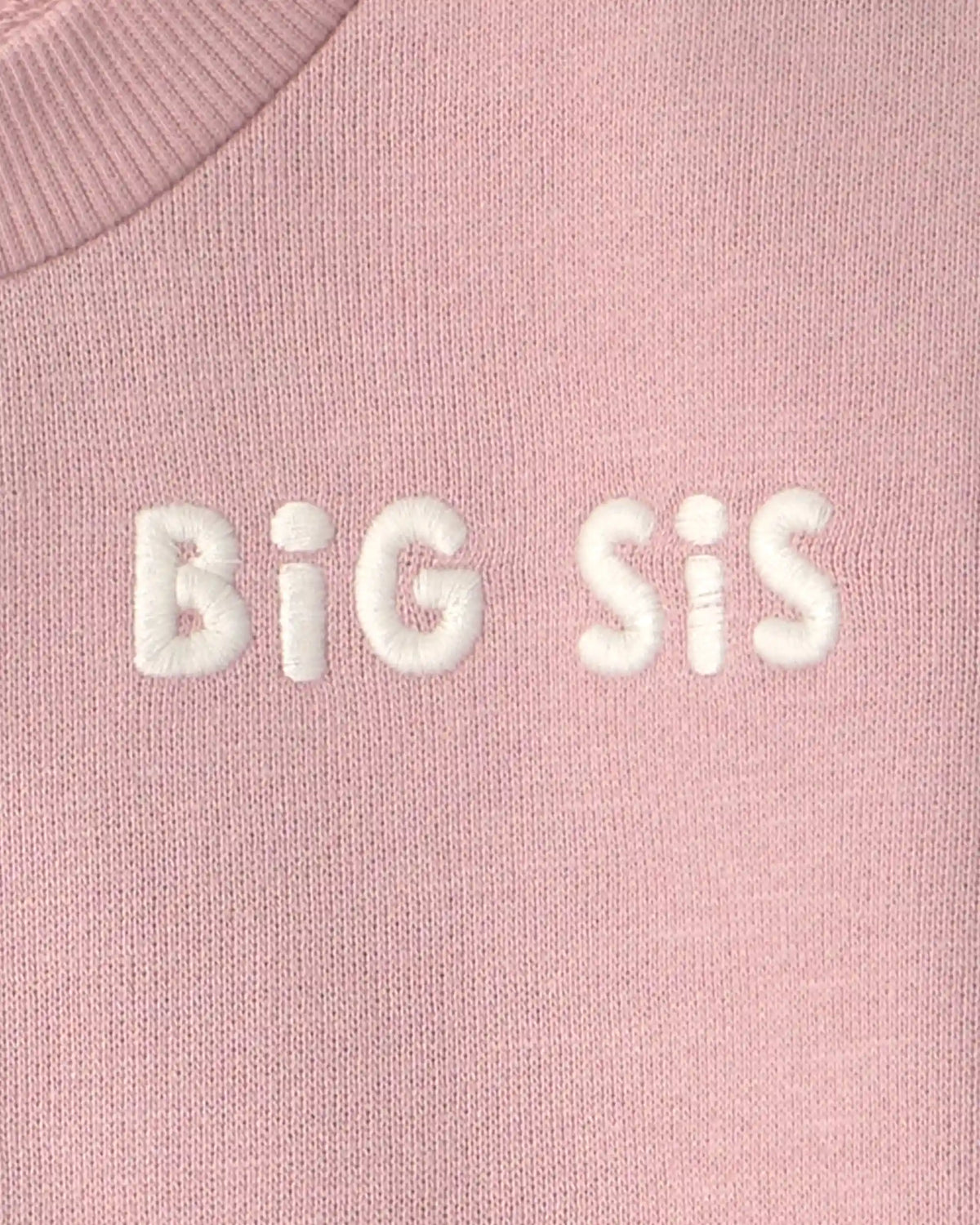 Toddler Girl Organic Cotton Big Sis Pullover