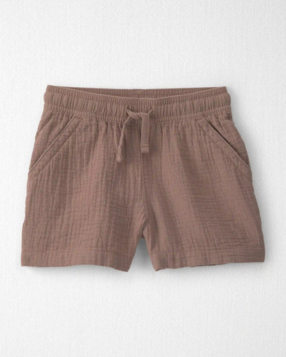 Toddler Boy 2-Piece Organic Cotton Gauze Top & Short Set