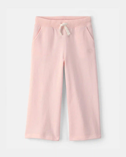 Toddler Girl French Terry Drawstring Pants - Pink
