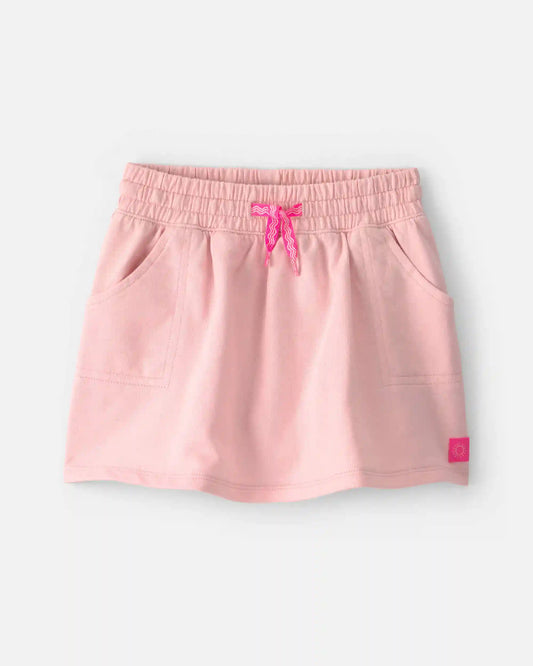 Toddler Girl French Terry Skort - Pink