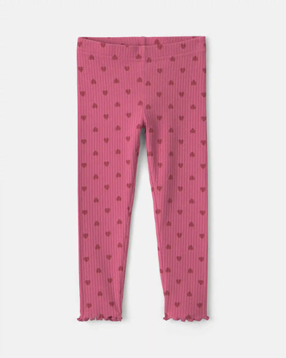 Toddler Girl 2-Piece 'Love' Fleece Long-Sleeve Top & Pant Set - Pink