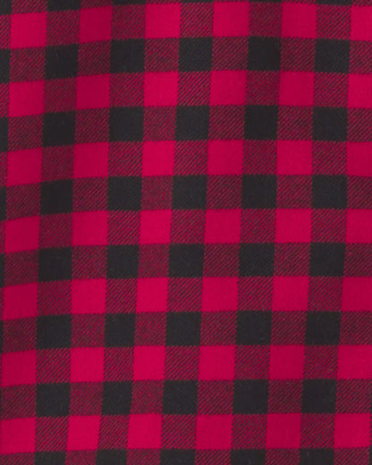Toddler Boy Buffalo Check Long-Sleeve Shirt- Red/Black