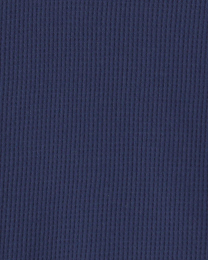 Toddler Boy Thermal Long-Sleeve Hoodie Top - Navy Blue