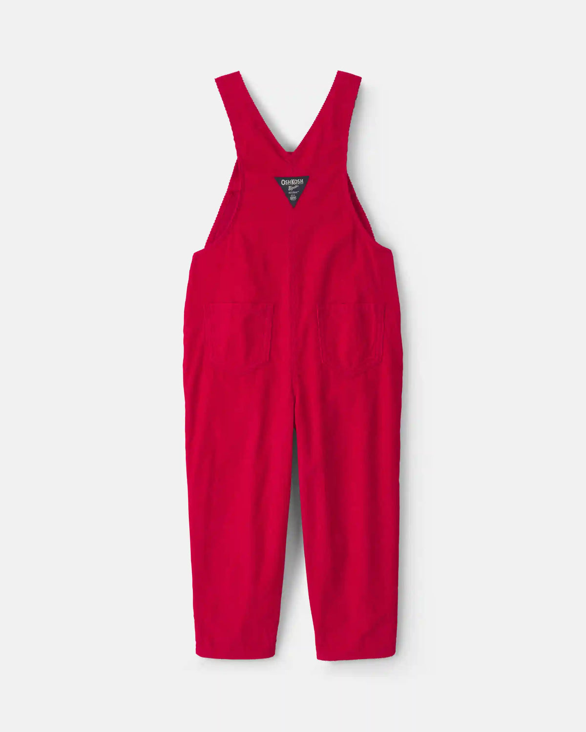 Toddler Girl Corduroy Overalls - Red