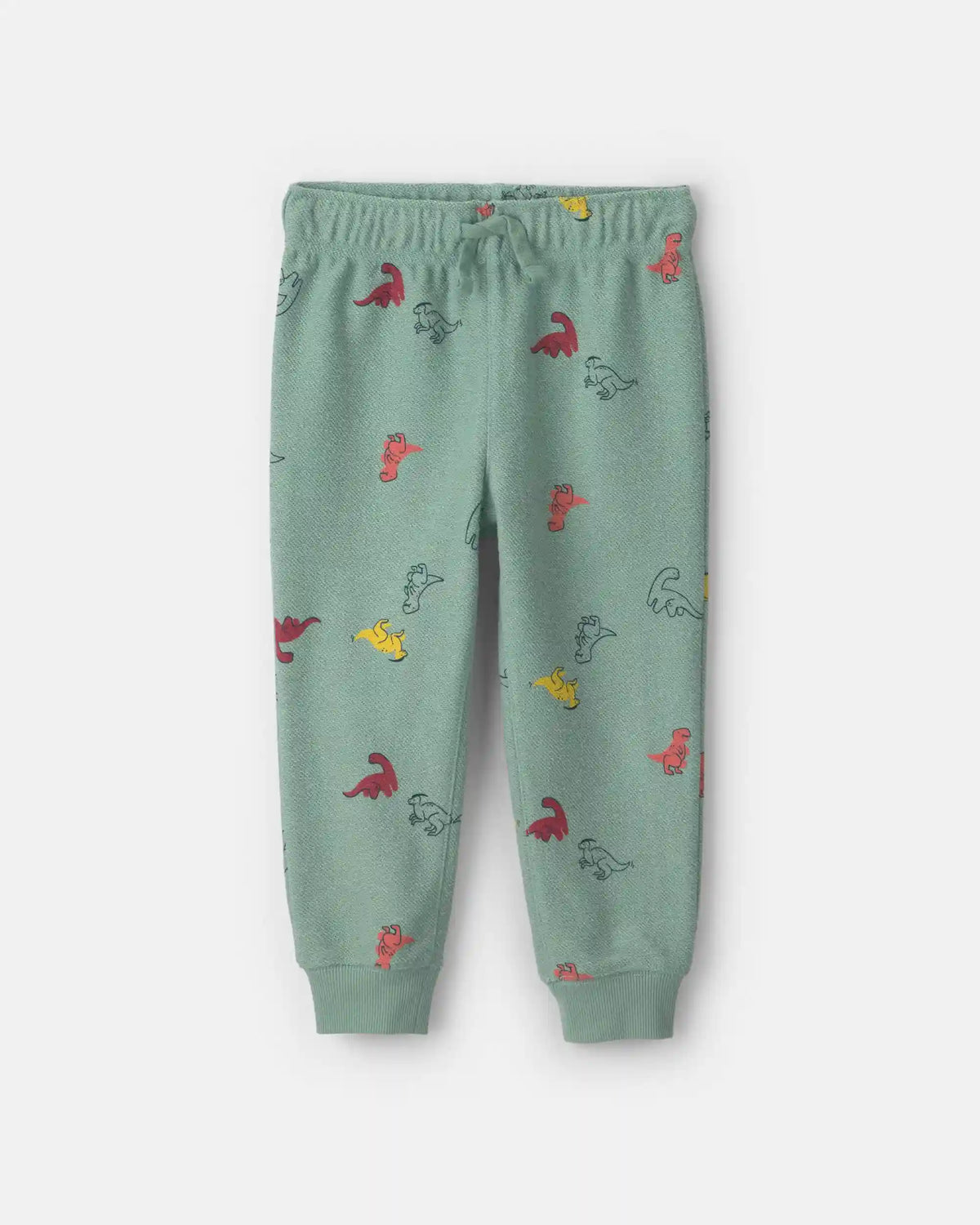 Toddler Boy 2-Piece Dinosaur French Terry Sweatshirt & Pant Set - Green