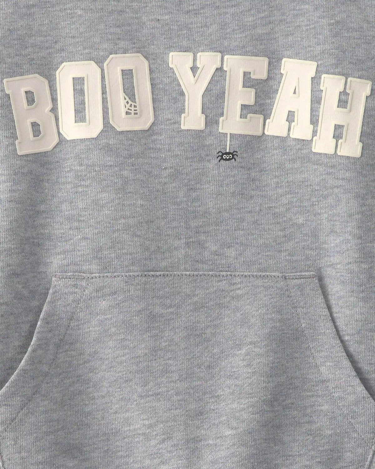 Toddler Boy 2-Piece 'Boo Yeah' Halloween Top & Pant Set - Grey/Black