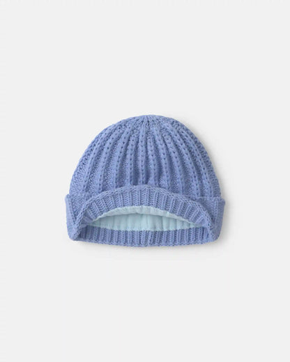 Toddler Girl Ribbed Beanie - Purple