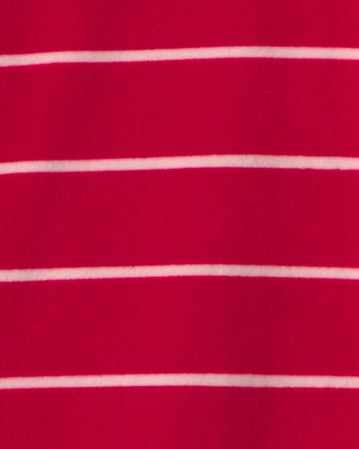 Toddler Boy 1-Piece Moose Striped DreamPlush Snug Fit Footed Pajama - Red