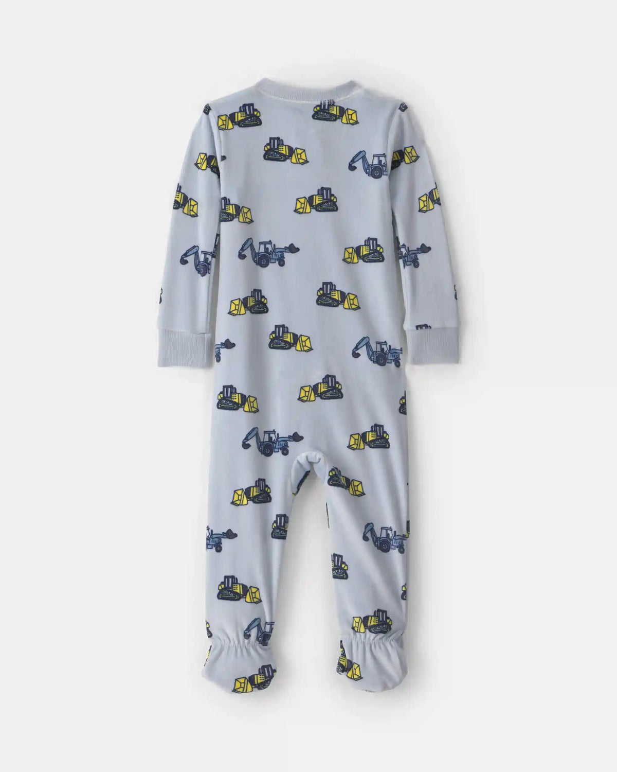 Toddler Boy 1-Piece Construction DreamPlush Snug Fit Footed Pajama - Blue