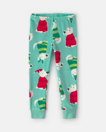 Toddler 2-Piece Christmas DreamPlush Snug Fit Pajama Set - Green