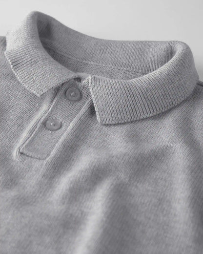 Toddler Boy Organic Cotton Sweater Knit Polo