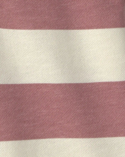 Toddler Girl Organic Cotton French Terry Rugby Polo