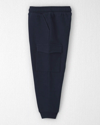 Toddler Boy Organic Cotton French Terry Cargo Pants