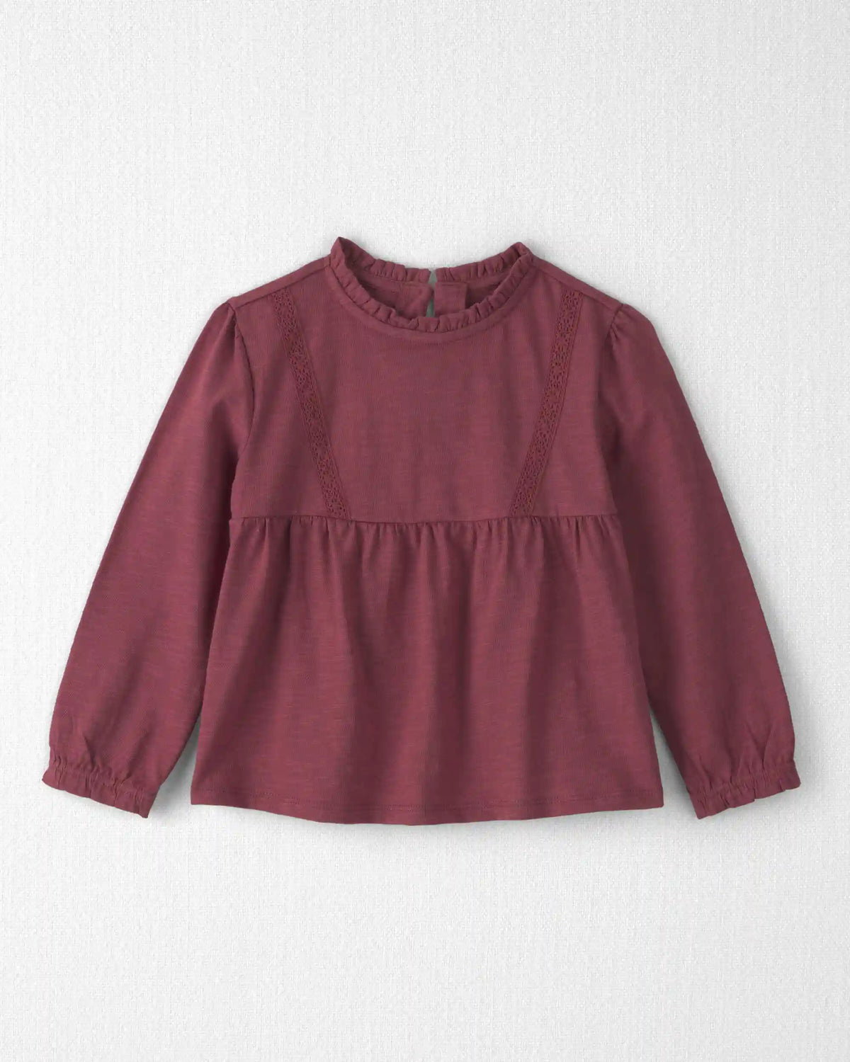 Toddler Girl Organic Cotton Peplum Top